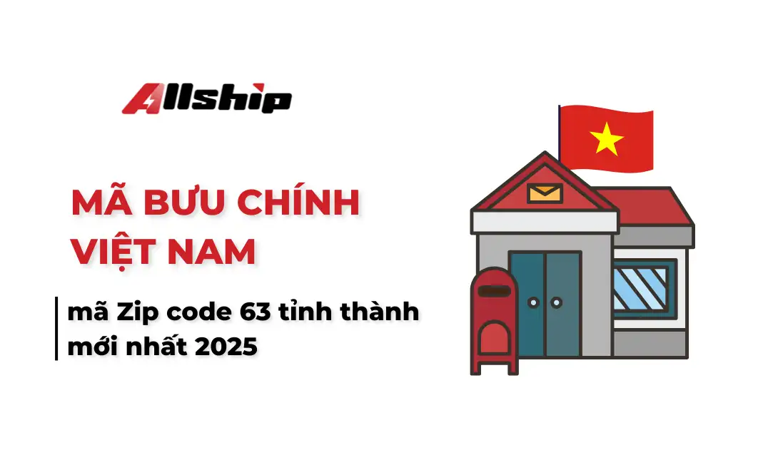 Mã bưu chính Việt Nam - Mã zip code 63 tỉnh thành 2025